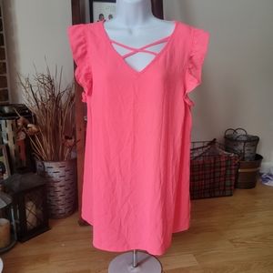 New pink boutique top